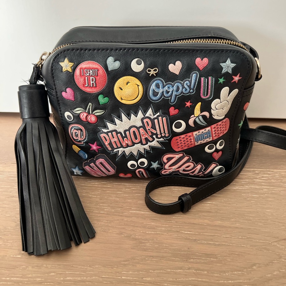 Anya Hindmarch All Over Stickers Crossbody Bag